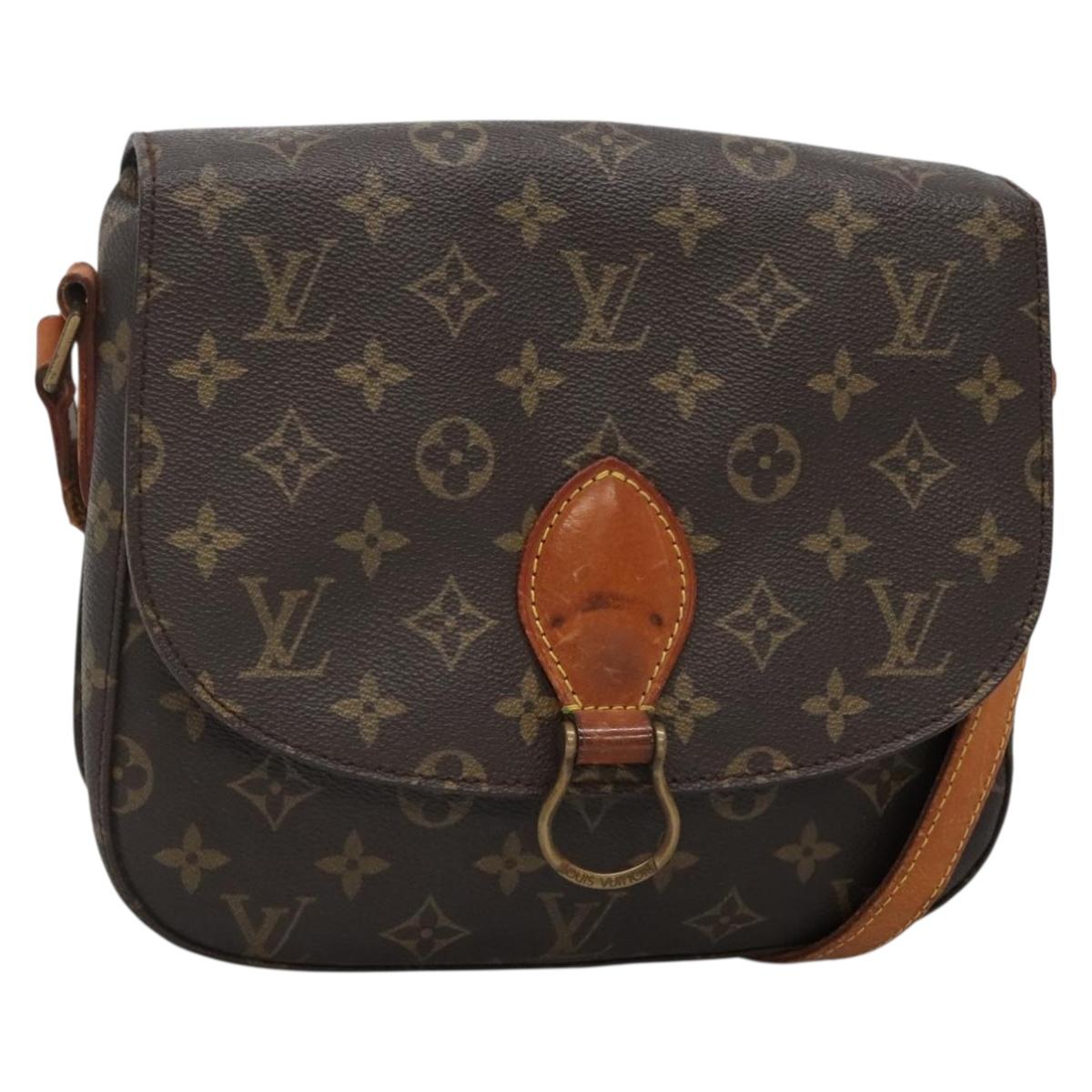 LOUIS VUITTON Monogram Saint Cloud GM Shoulder Bag M51242 LV Auth 140052