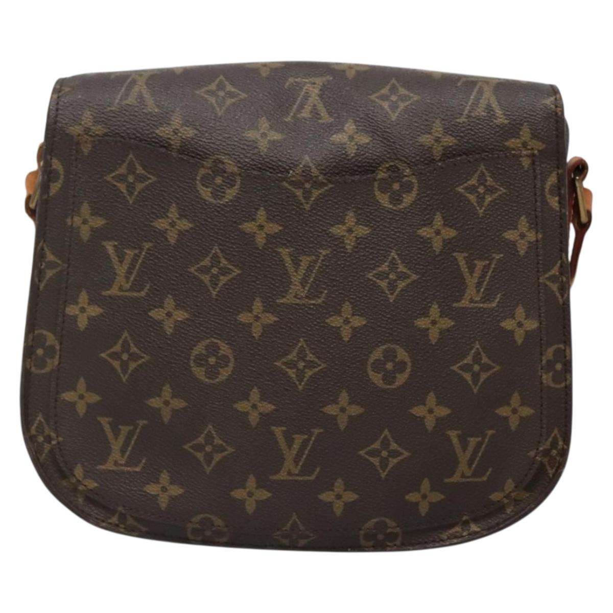 LOUIS VUITTON Monogram Saint Cloud GM Shoulder Bag M51242 LV Auth 140052