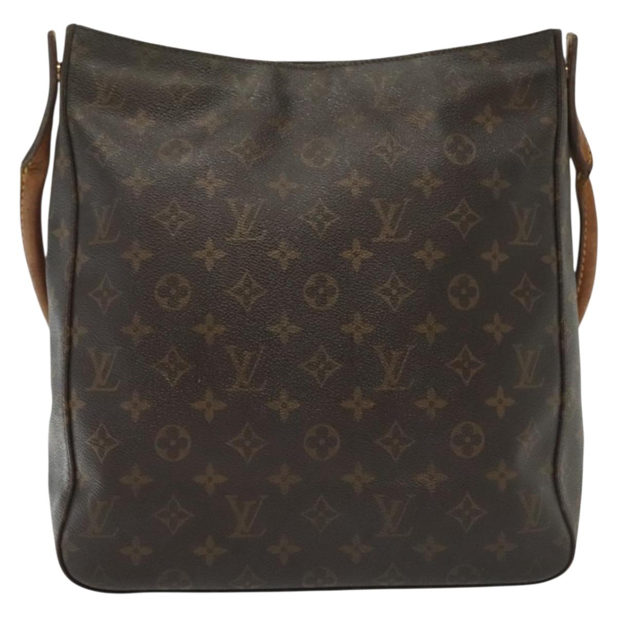 LOUIS VUITTON Monogram Looping GM Shoulder Bag M51145 LV Auth 140053