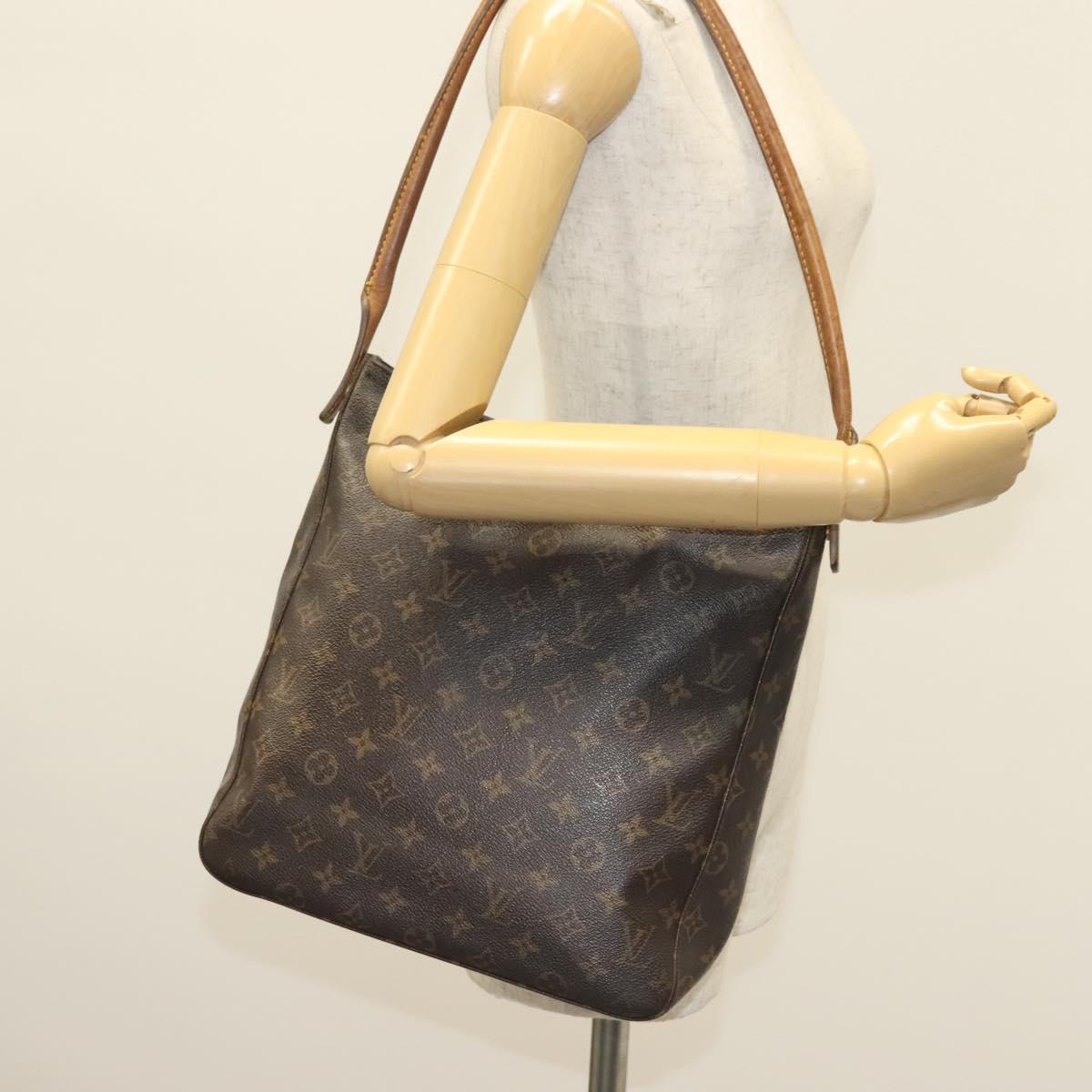 LOUIS VUITTON Monogram Looping GM Shoulder Bag M51145 LV Auth 140053