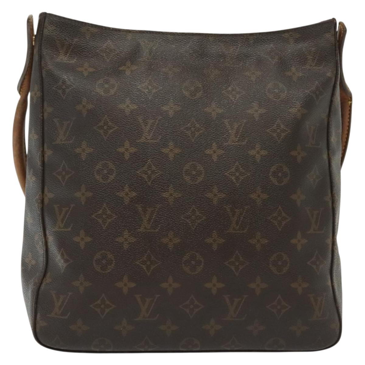 LOUIS VUITTON Monogram Looping GM Shoulder Bag M51145 LV Auth 140053