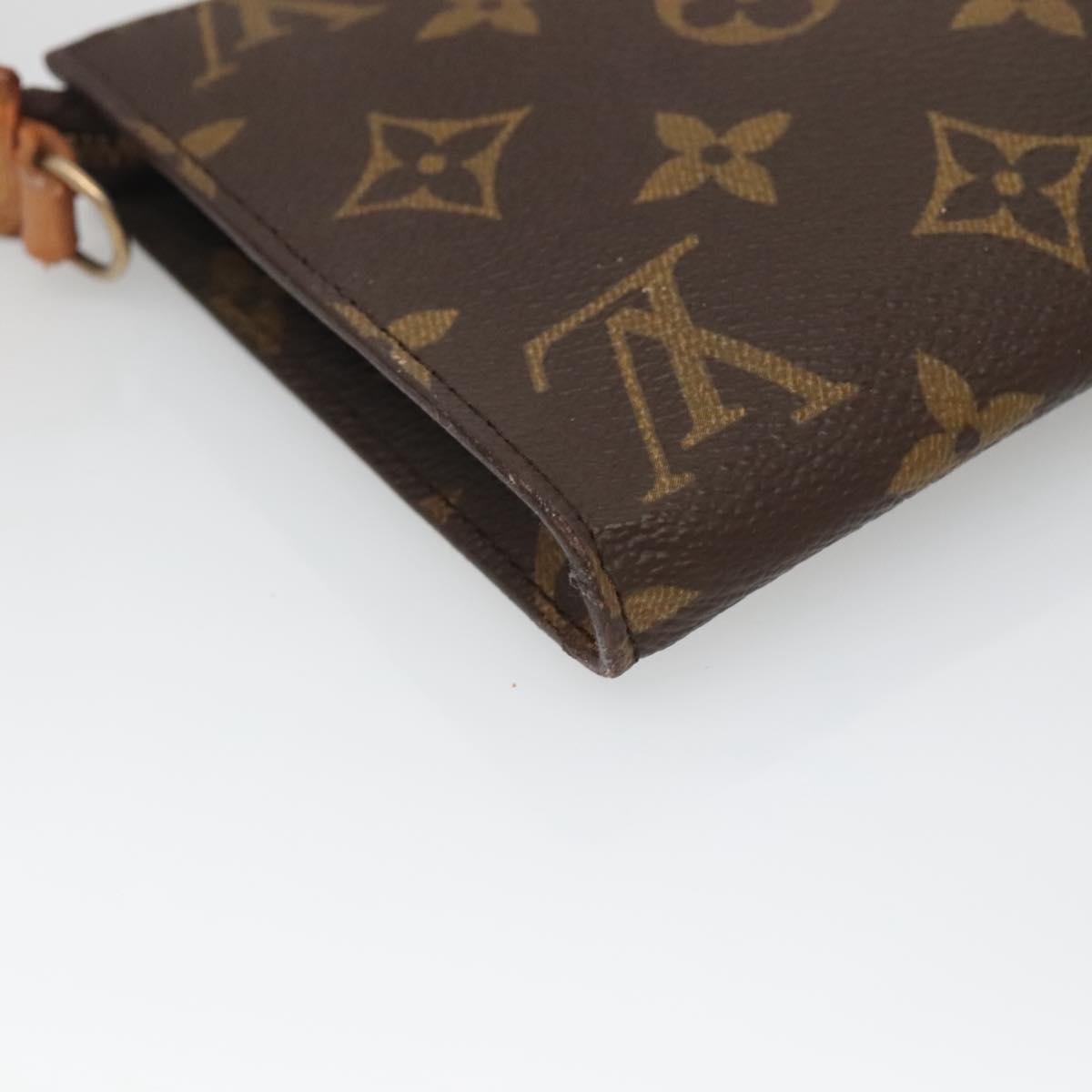 LOUIS VUITTON Monogram Bucket GM Accessory Pouch Vintage LV Auth 140056