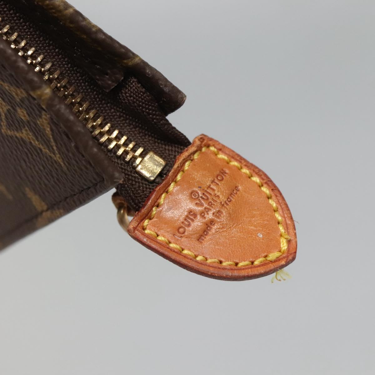 LOUIS VUITTON Monogram Bucket GM Accessory Pouch Vintage LV Auth 140056