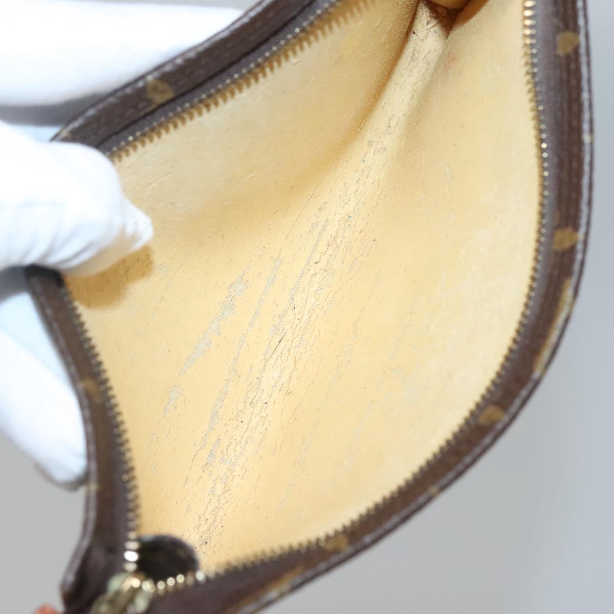 LOUIS VUITTON Monogram Bucket GM Accessory Pouch Vintage LV Auth 140056