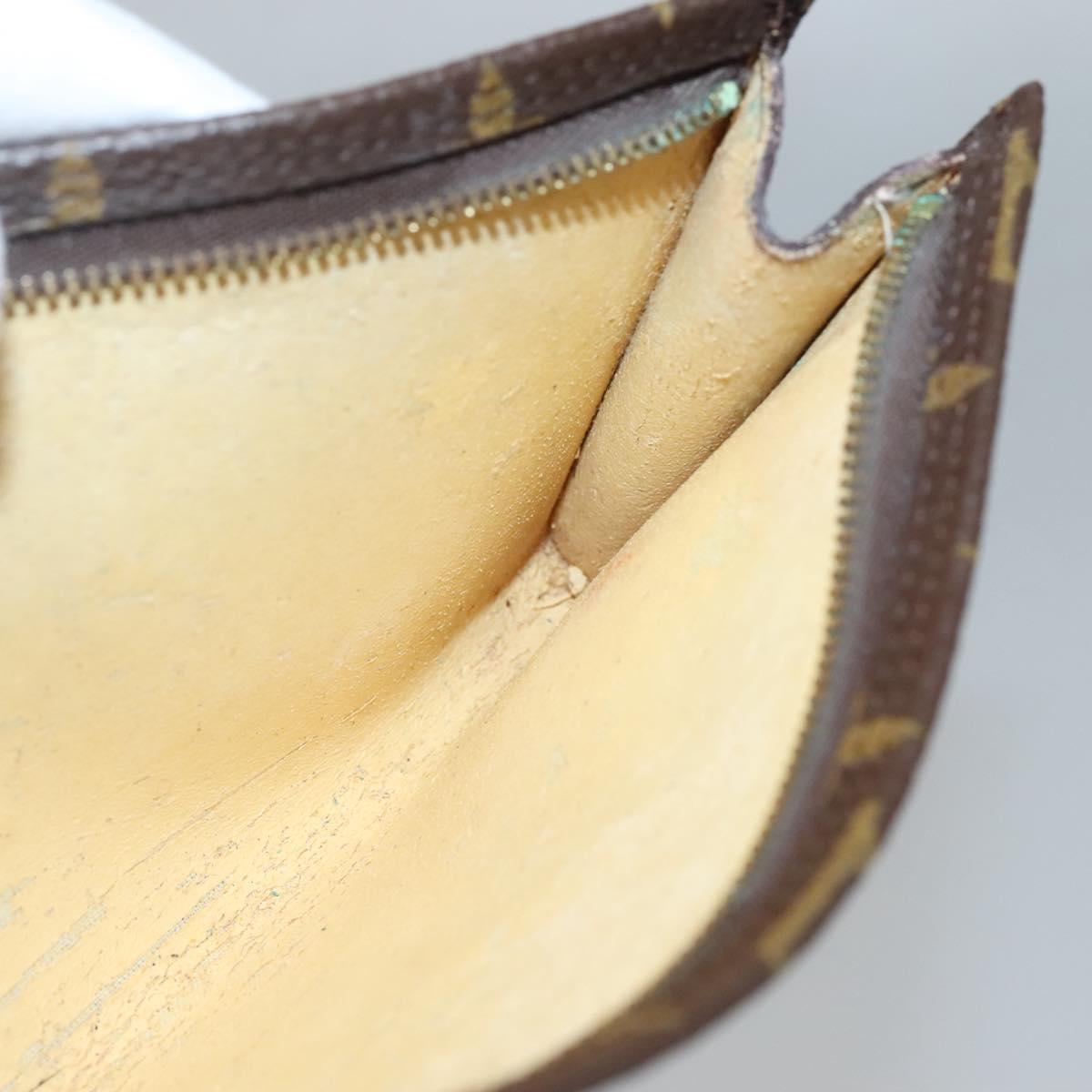 LOUIS VUITTON Monogram Bucket GM Accessory Pouch Vintage LV Auth 140056