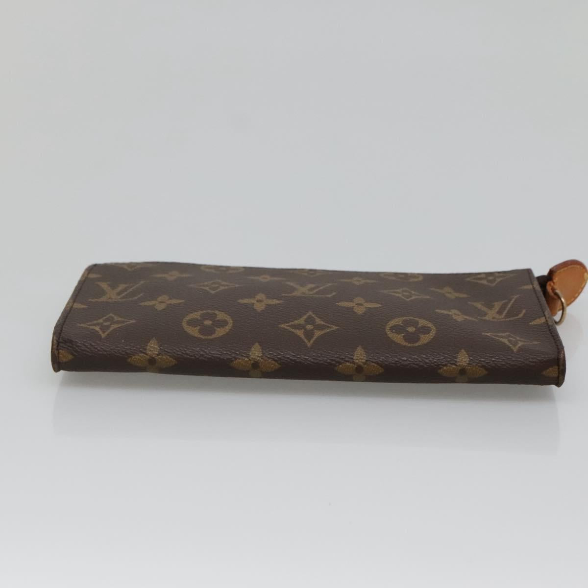 LOUIS VUITTON Monogram Bucket GM Accessory Pouch Vintage LV Auth 140056