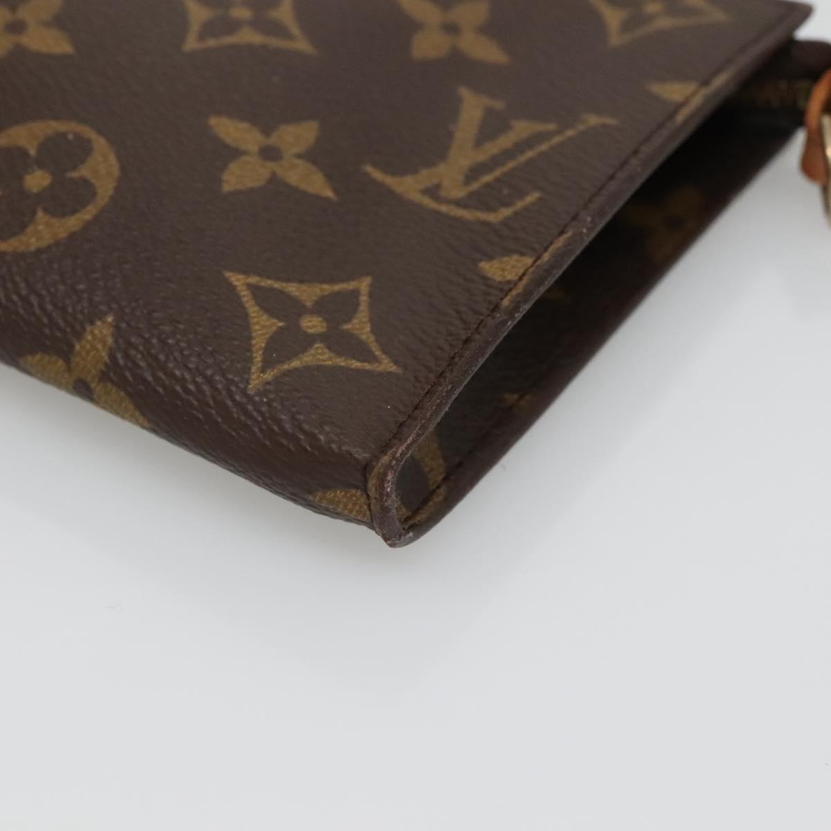 LOUIS VUITTON Monogram Bucket GM Accessory Pouch Vintage LV Auth 140056