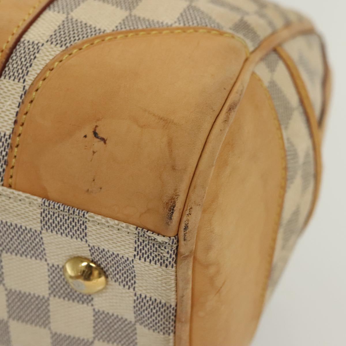 LOUIS VUITTON Damier Azur Berkeley Hand Bag N52001 LV Auth 140060
