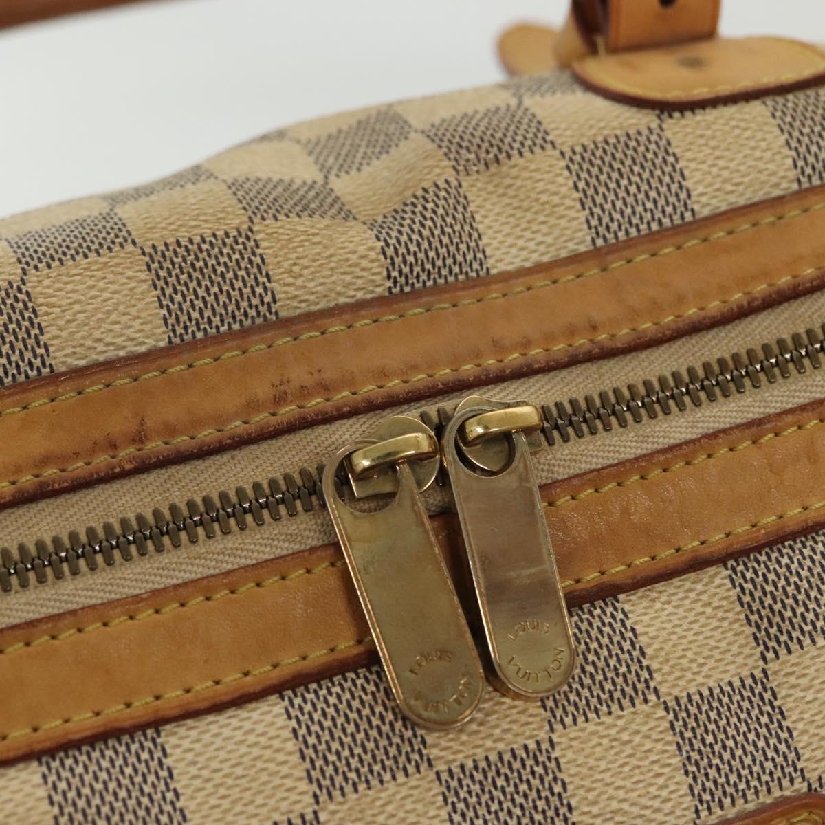 LOUIS VUITTON Damier Azur Berkeley Hand Bag N52001 LV Auth 140060