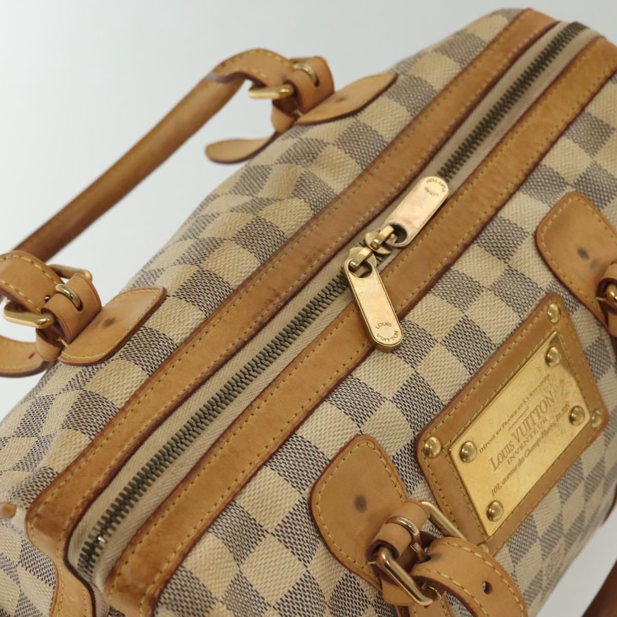 LOUIS VUITTON Damier Azur Berkeley Hand Bag N52001 LV Auth 140060