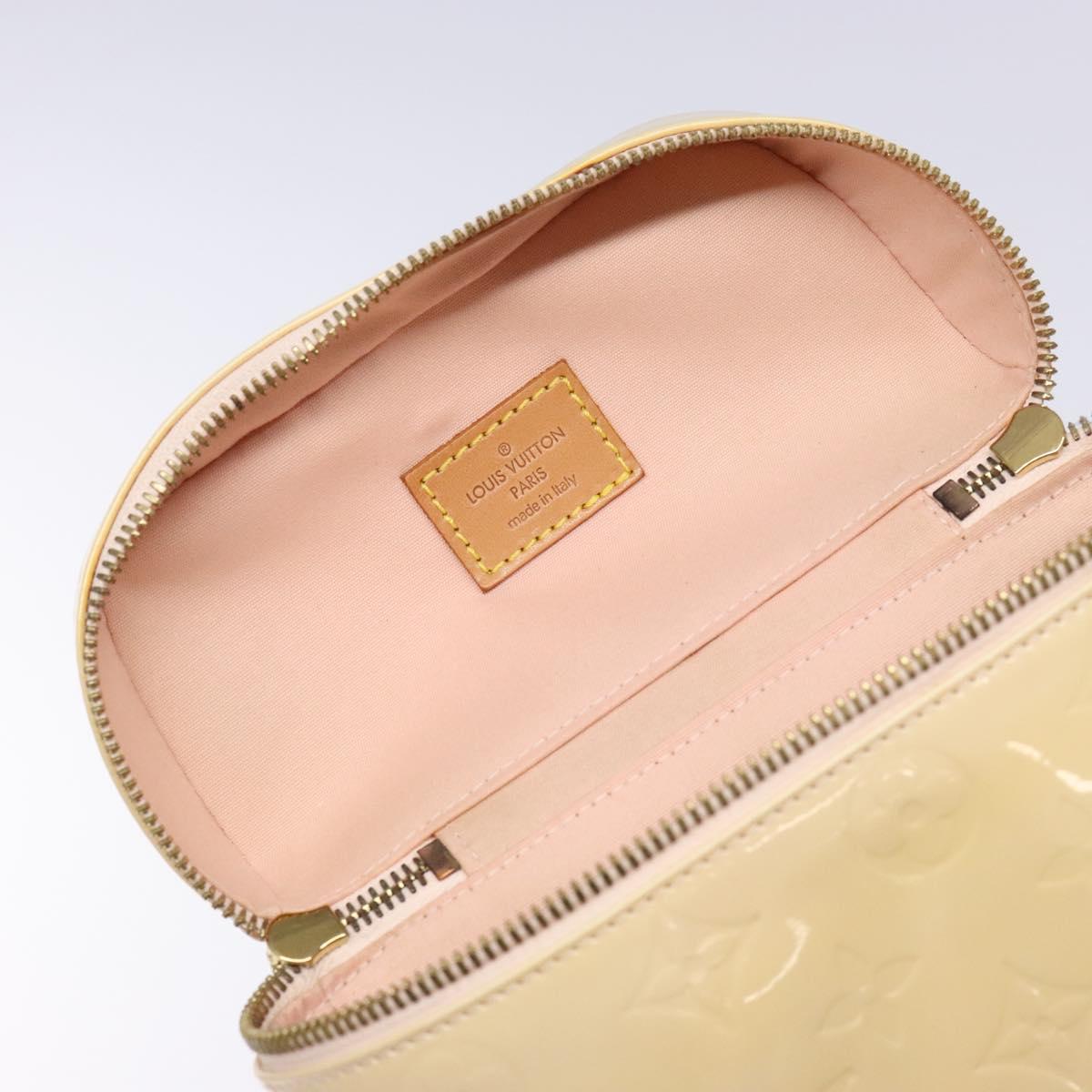 LOUIS VUITTON Vernis Sullivan Vertical Bag Marshmallow Pink M91298 Auth 140067