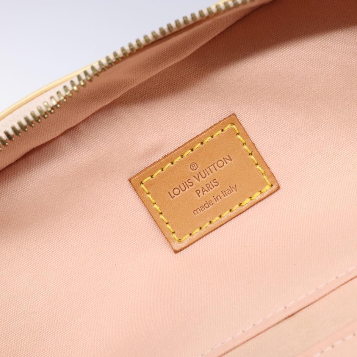 LOUIS VUITTON Vernis Sullivan Vertical Bag Marshmallow Pink M91298 Auth 140067