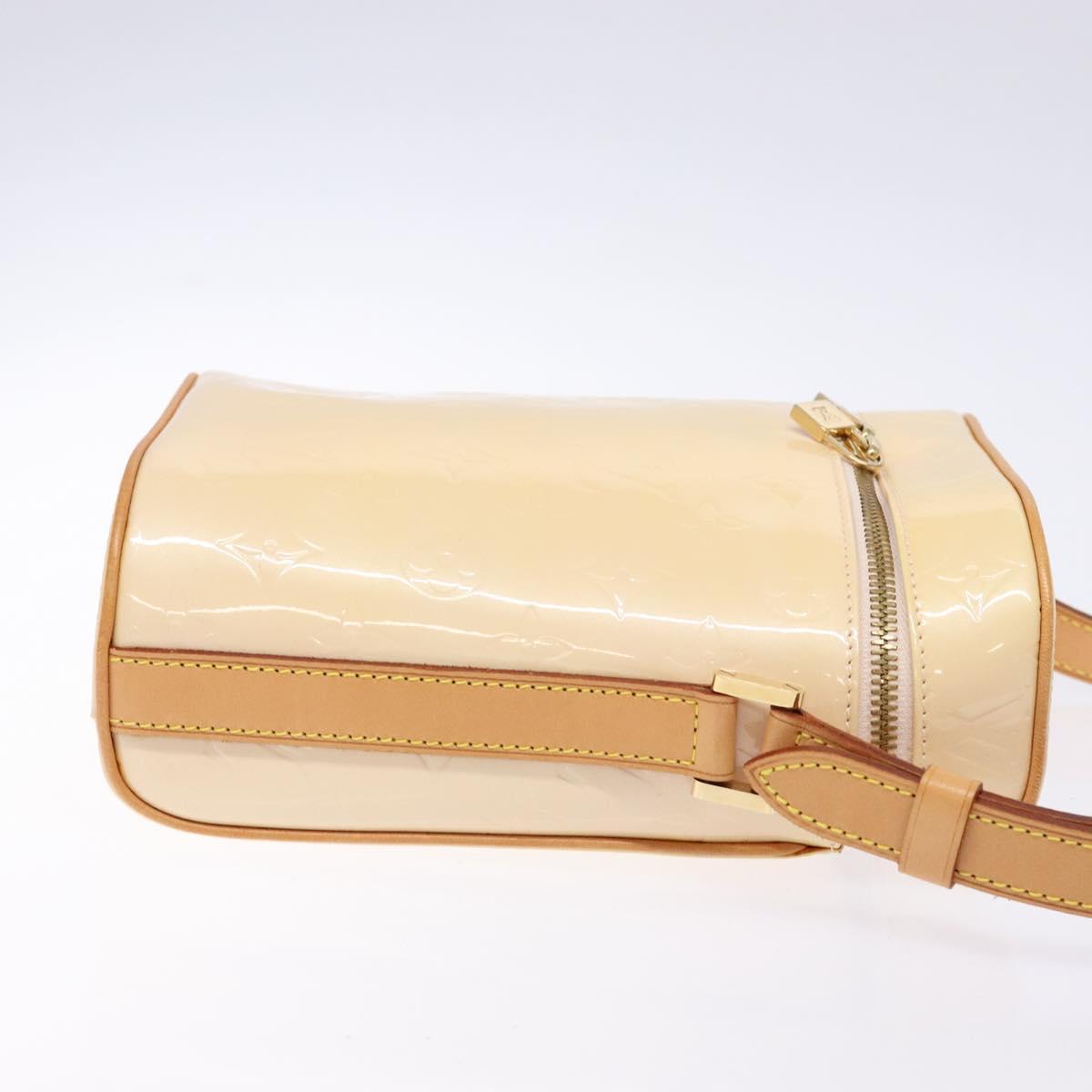 LOUIS VUITTON Vernis Sullivan Vertical Bag Marshmallow Pink M91298 Auth 140067