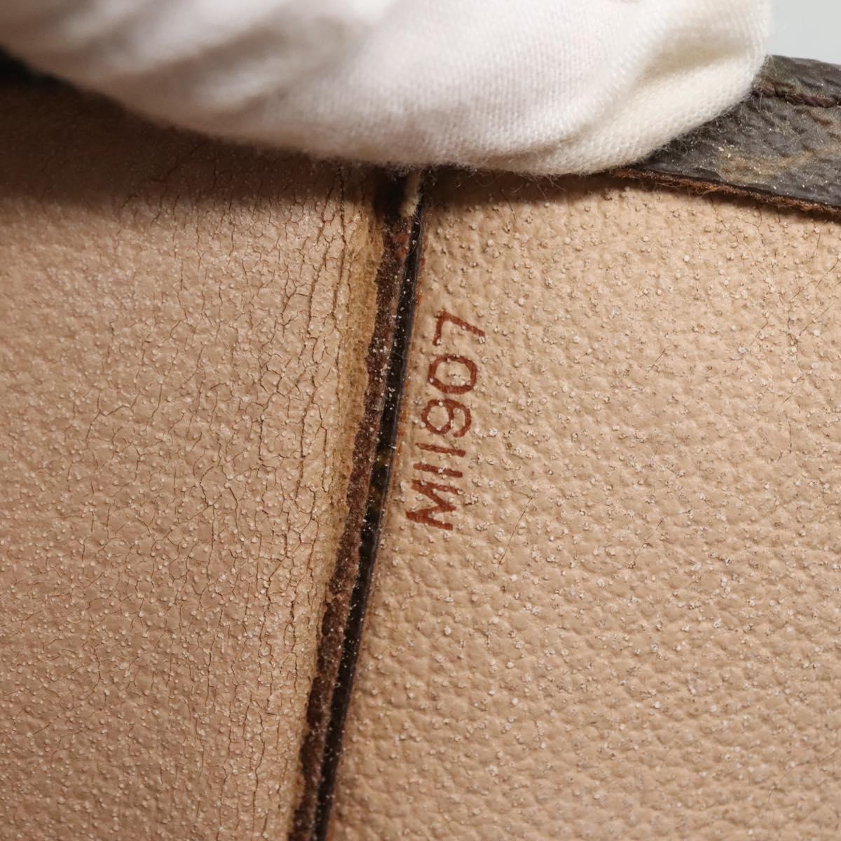 LOUIS VUITTON Monogram Sac Plat Hand Bag M51140 LV Auth 140069