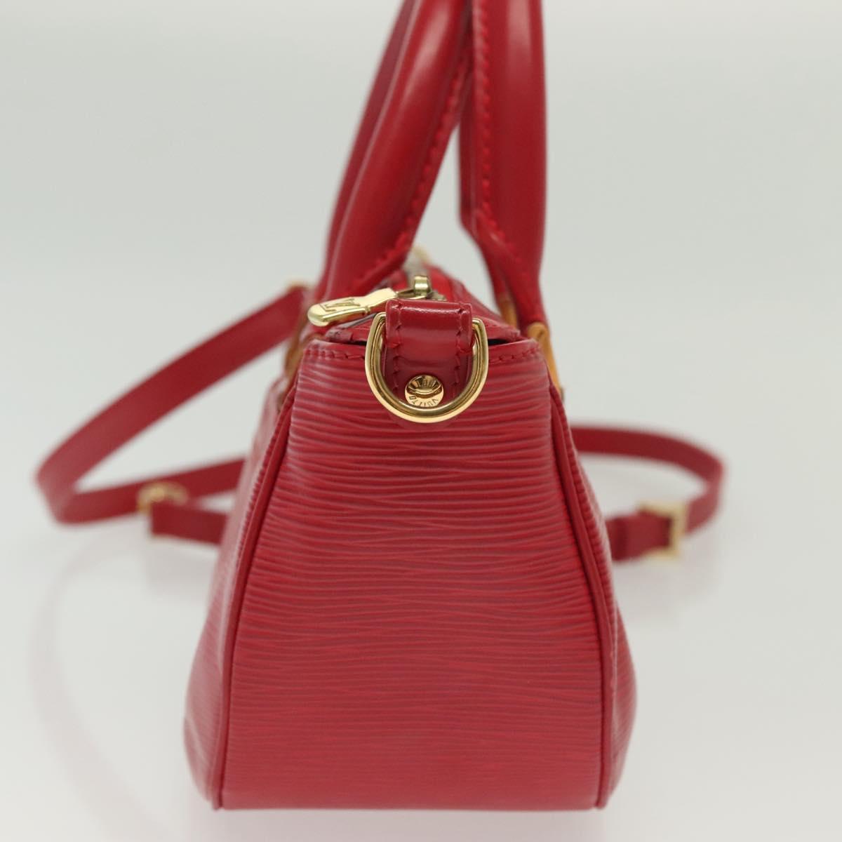 LOUIS VUITTON Epi Danura PM Hand Bag 2way Red M5891E LV Auth 140071