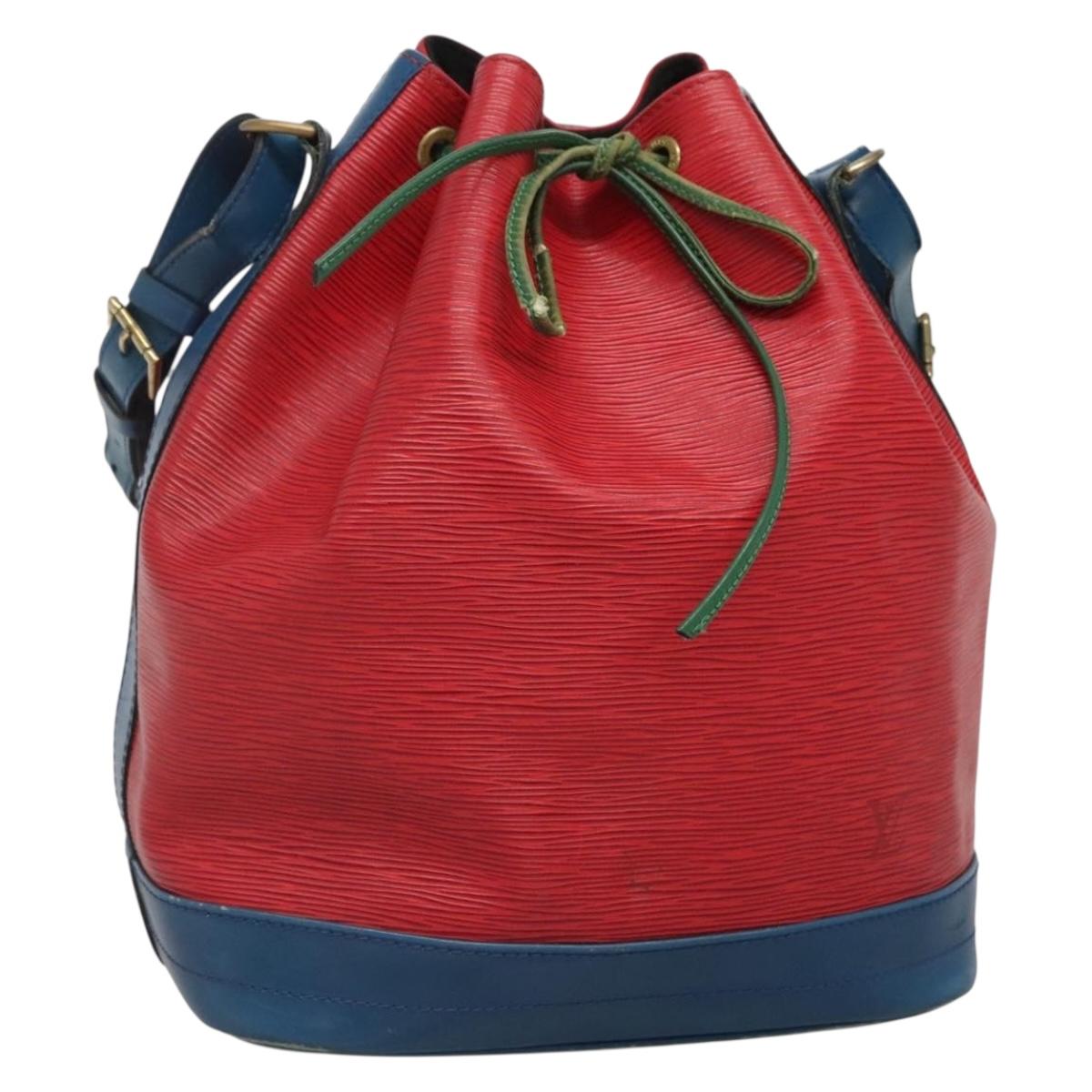 LOUIS VUITTON Epi Toriko color Noe Bag Red Blue Green M44084 LV Auth 140074