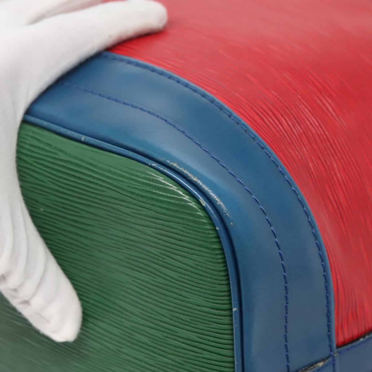 LOUIS VUITTON Epi Toriko color Noe Bag Red Blue Green M44084 LV Auth 140074