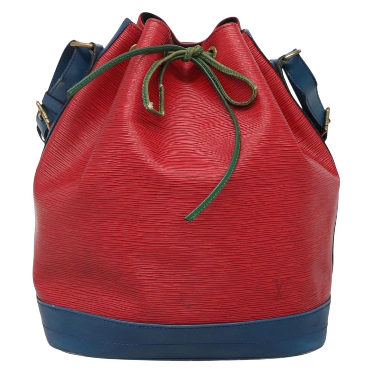 LOUIS VUITTON Epi Toriko color Noe Bag Red Blue Green M44084 LV Auth 140074