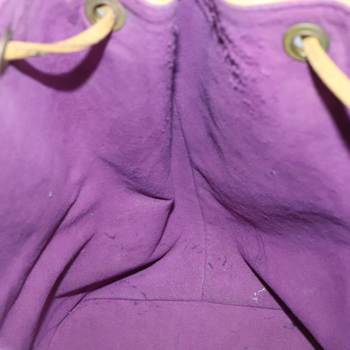 LOUIS VUITTON Epi Petit Noe Shoulder Bag Yellow M44109 LV Auth 140076