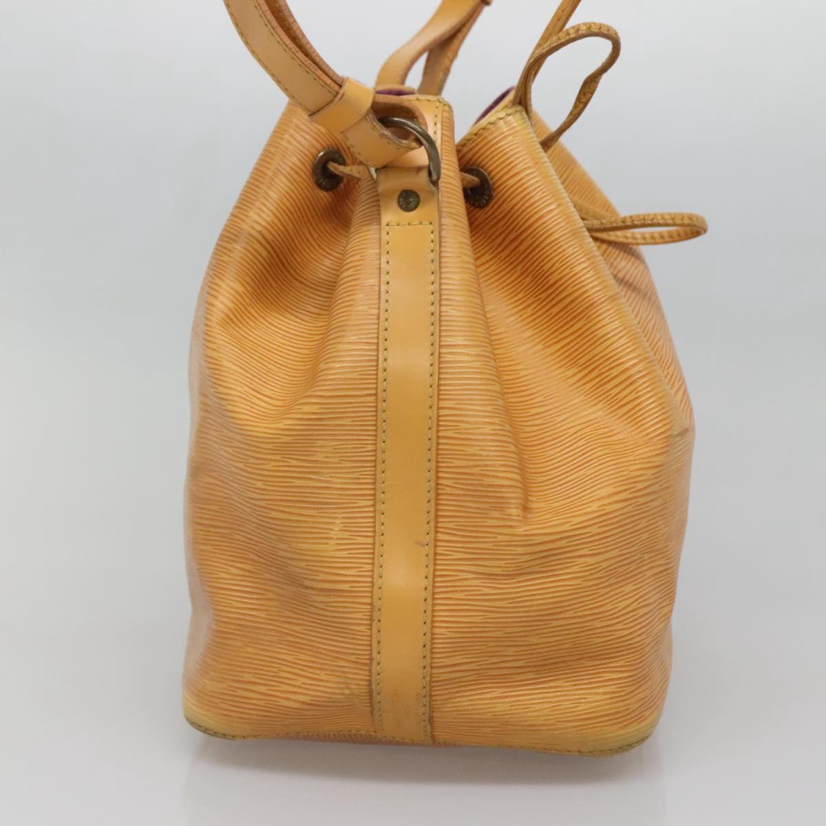 LOUIS VUITTON Epi Petit Noe Shoulder Bag Yellow M44109 LV Auth 140076