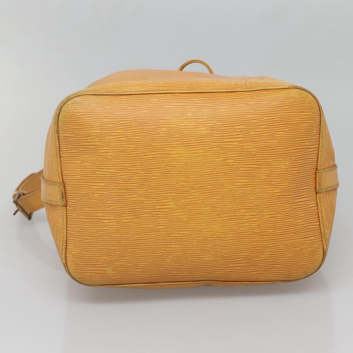 LOUIS VUITTON Epi Petit Noe Shoulder Bag Yellow M44109 LV Auth 140076