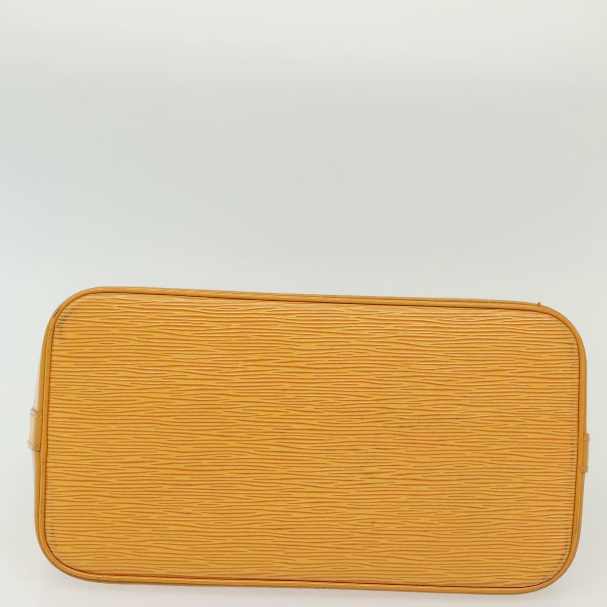 LOUIS VUITTON Epi Alma Hand Bag Yellow M52149 LV Auth 140078