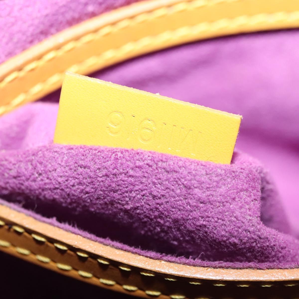 LOUIS VUITTON Epi Alma Hand Bag Yellow M52149 LV Auth 140078