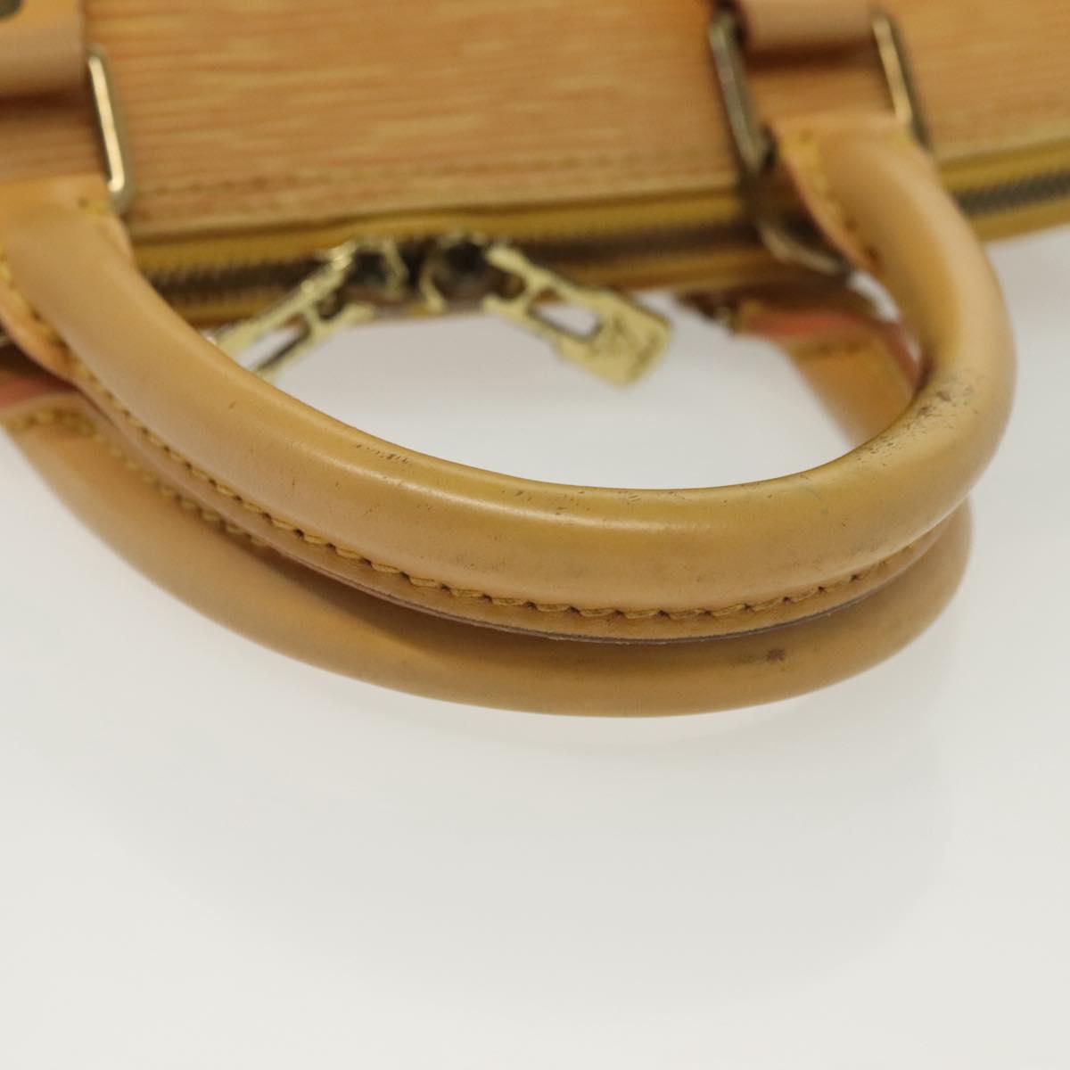 LOUIS VUITTON Epi Alma Hand Bag Yellow M52149 LV Auth 140078
