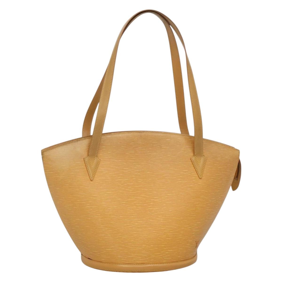 LOUIS VUITTON Epi Saint Jacques Shopping Shoulder Bag Yellow M52269 Auth 140079