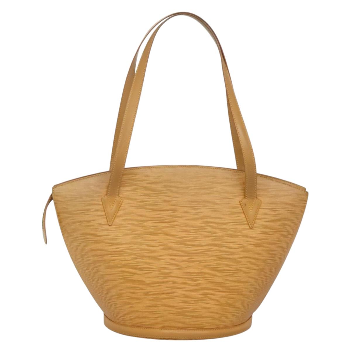 LOUIS VUITTON Epi Saint Jacques Shopping Shoulder Bag Yellow M52269 Auth 140079