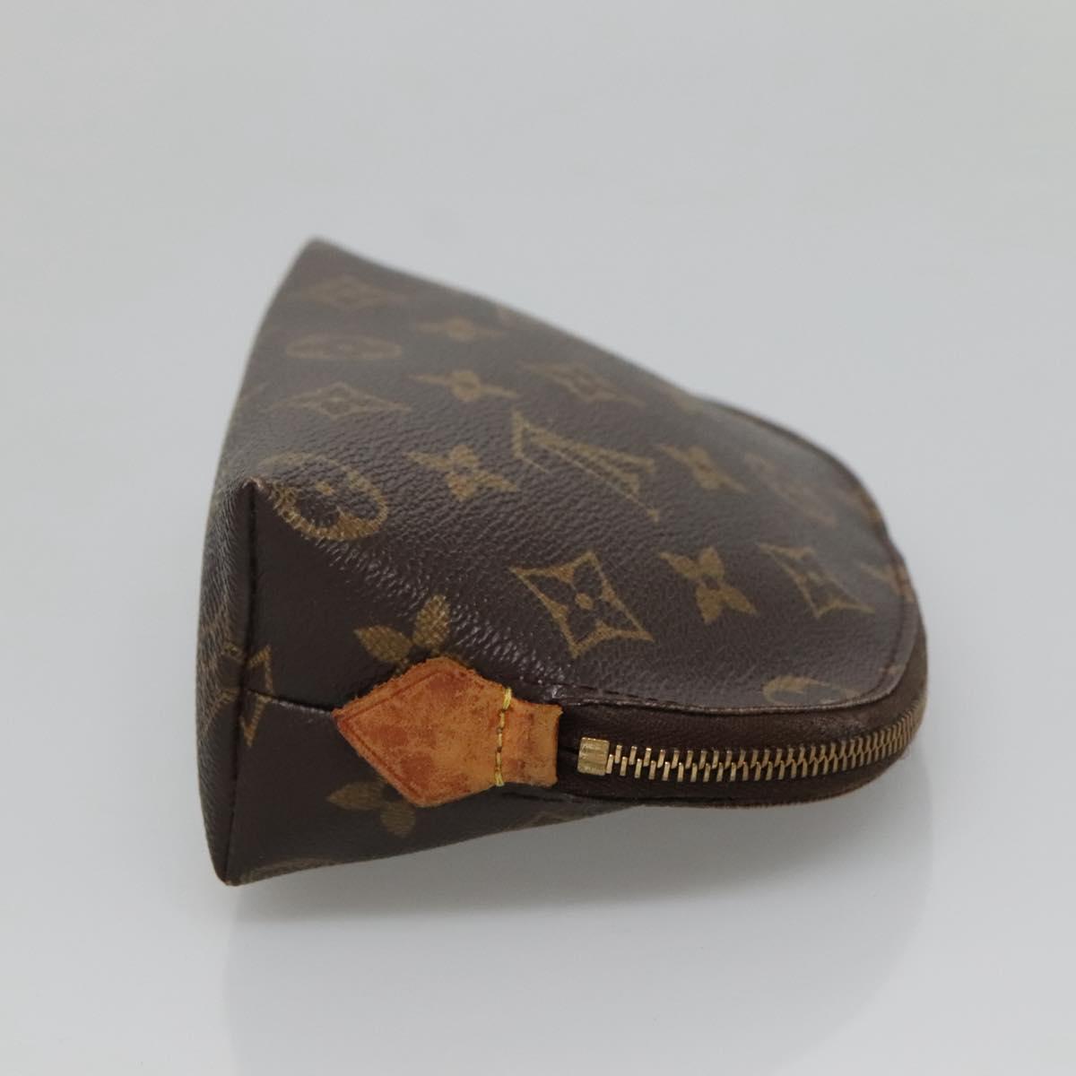 LOUIS VUITTON Monogram Pochette Cosmetic PM Pouch M43998 LV Auth 140084