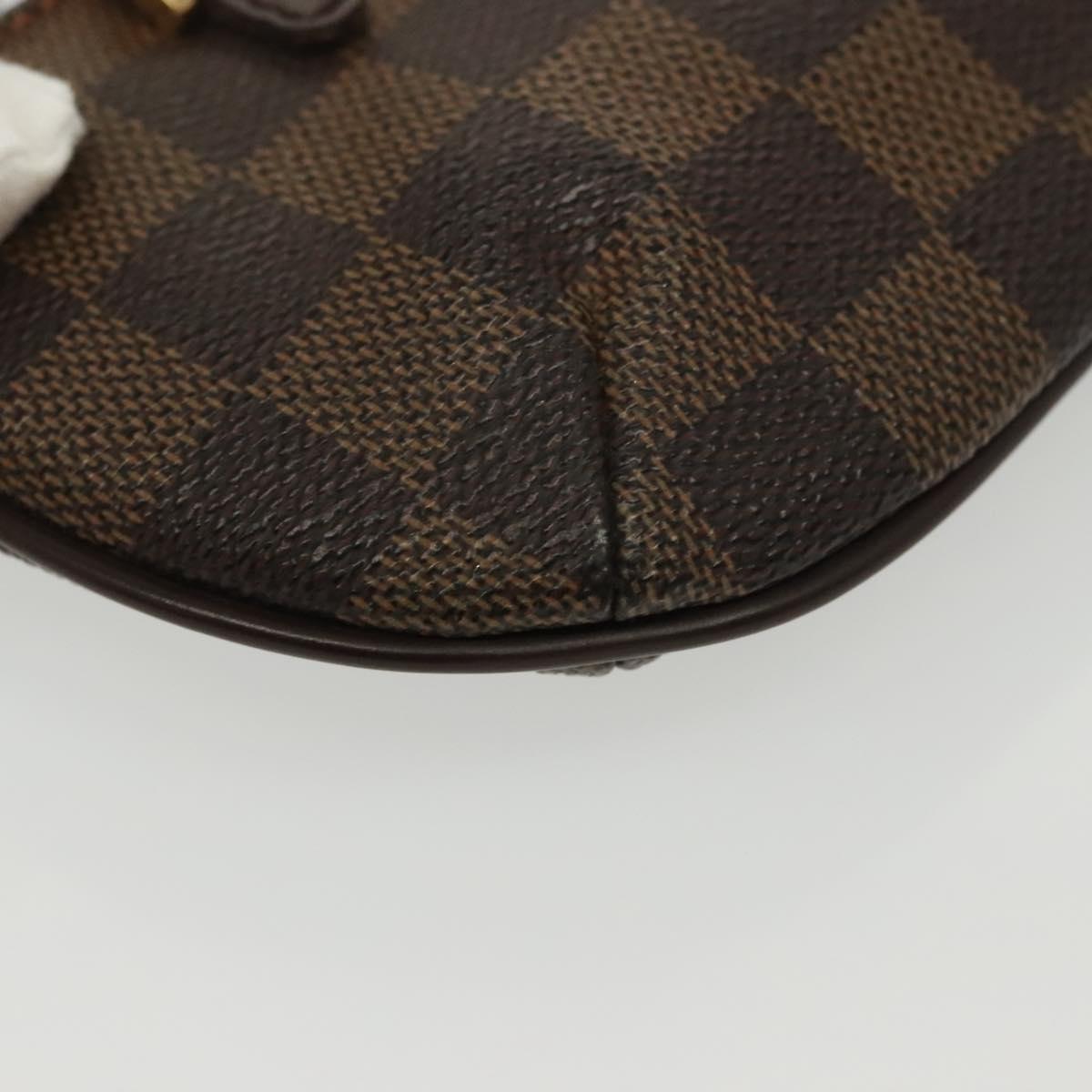 LOUIS VUITTON Damier Ebene Manosque GM Accessory Pouch N51120 LV Auth 140086