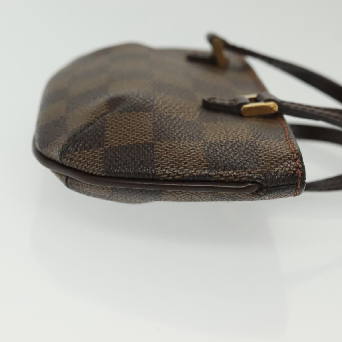 LOUIS VUITTON Damier Ebene Manosque GM Accessory Pouch N51120 LV Auth 140086