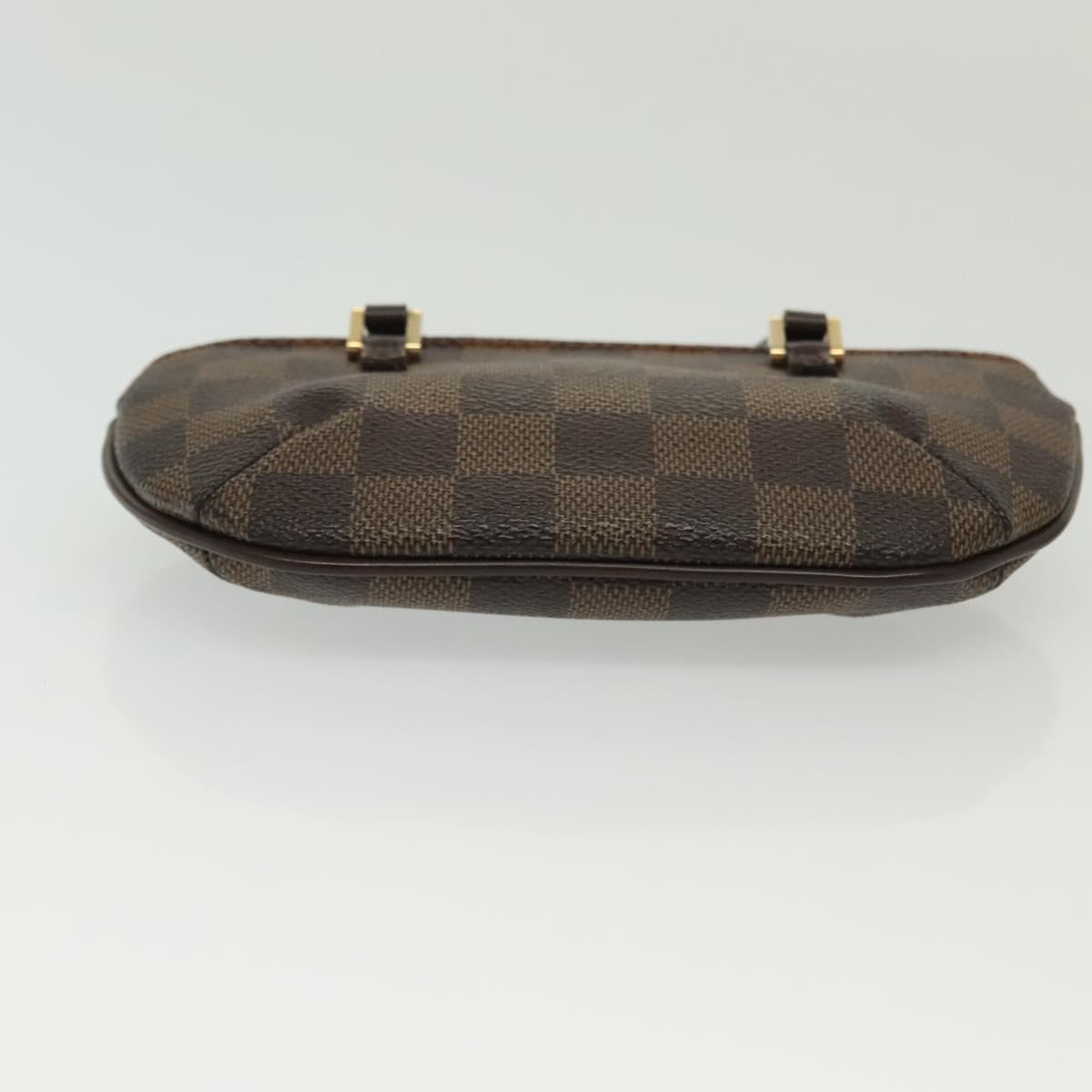 LOUIS VUITTON Damier Ebene Manosque GM Accessory Pouch N51120 LV Auth 140086