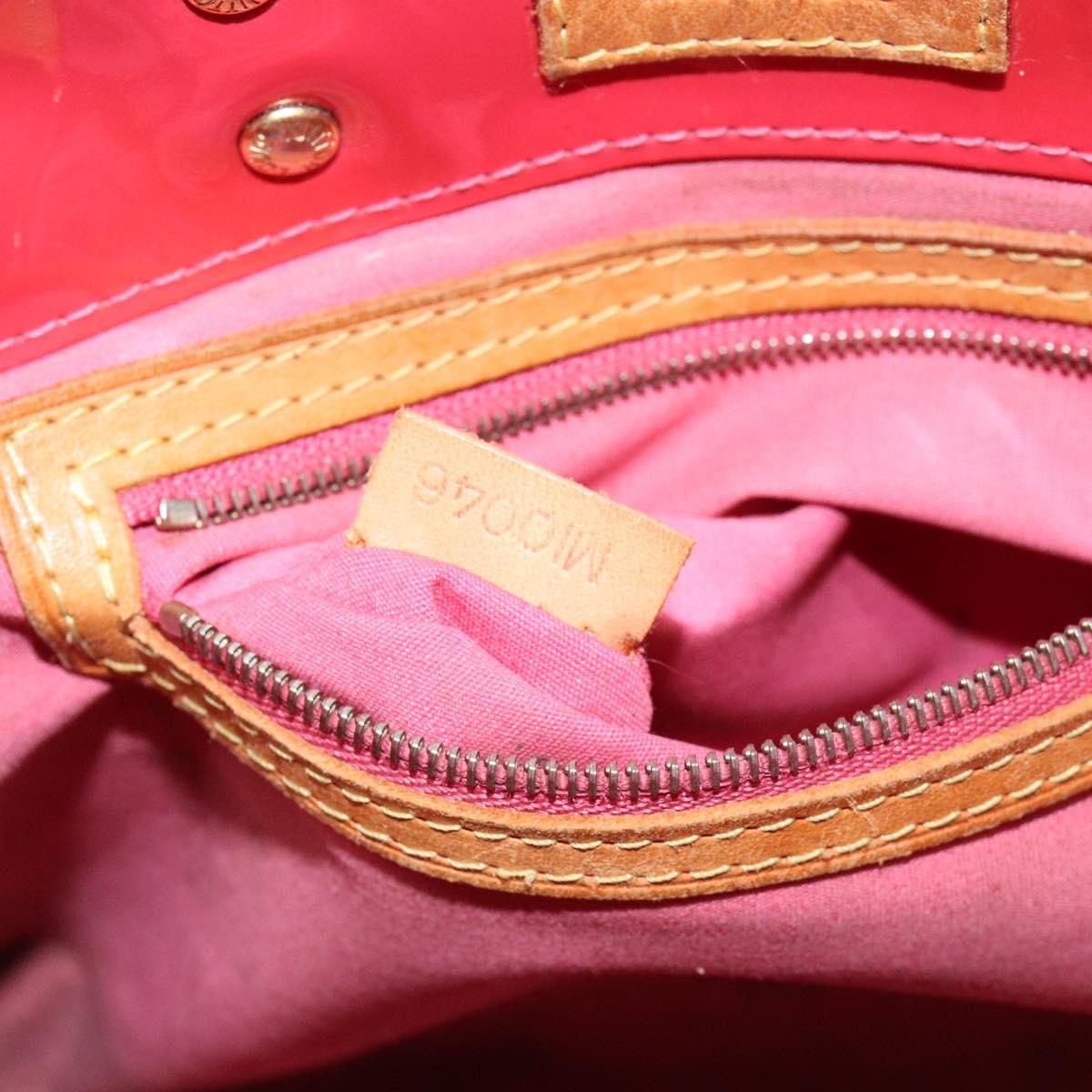 LOUIS VUITTON Monogram Vernis Reade PM Hand Bag Fran Boise M9132F LV Auth 140167