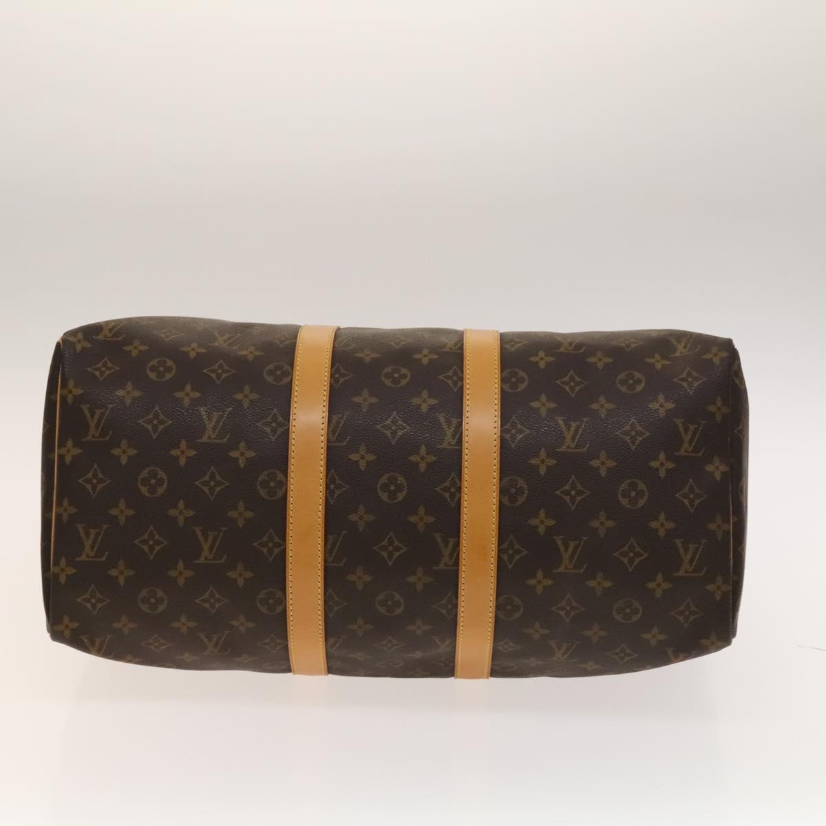 LOUIS VUITTON Monogram Keepall 45 Boston Bag M41428 LV Auth 140171