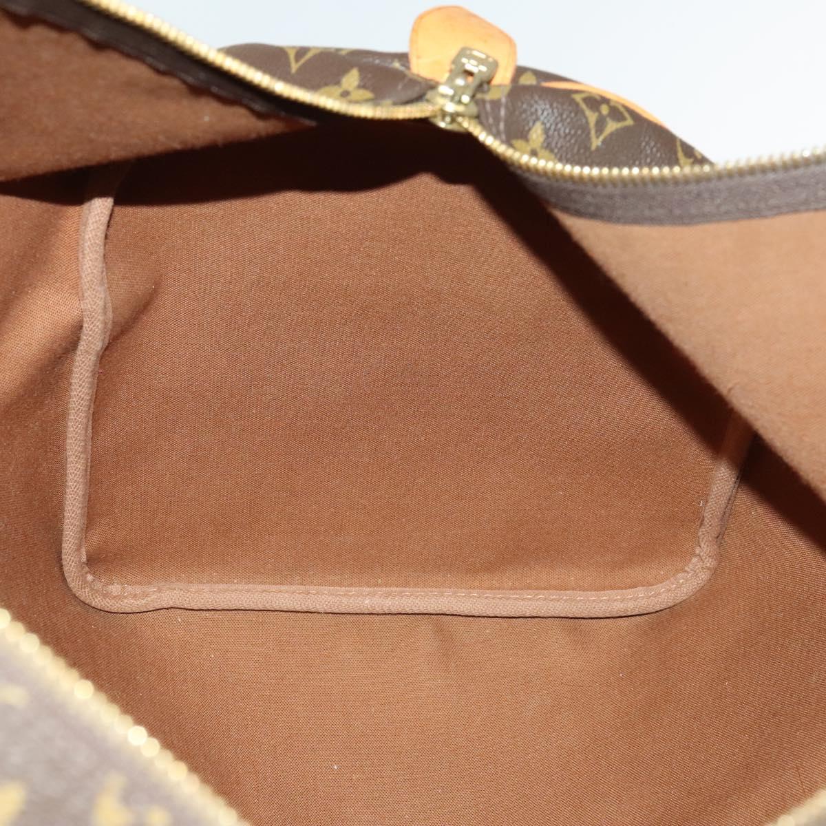 LOUIS VUITTON Monogram Keepall 55 Boston Bag M41424 LV Auth 140173