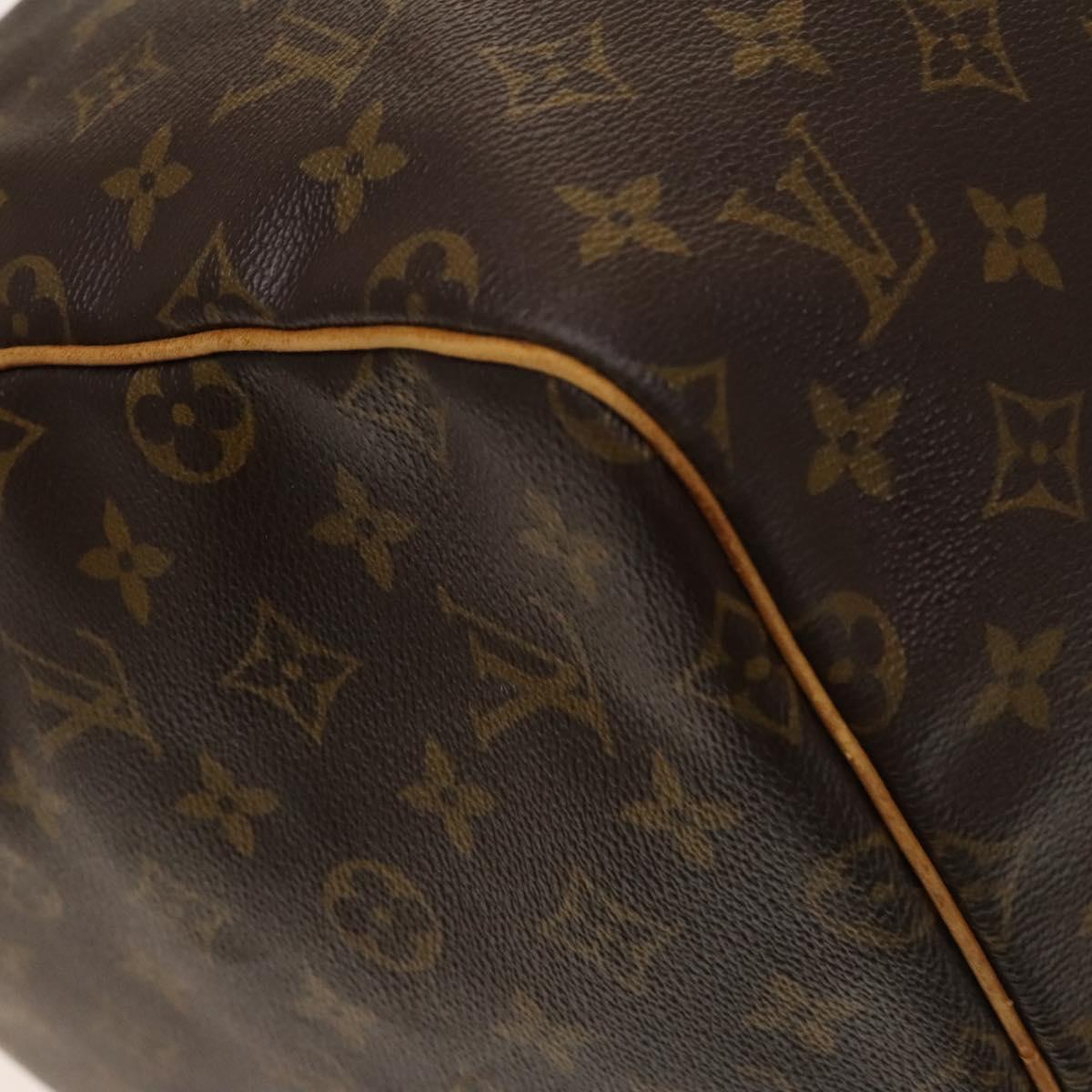 LOUIS VUITTON Monogram Keepall 55 Boston Bag M41424 LV Auth 140174