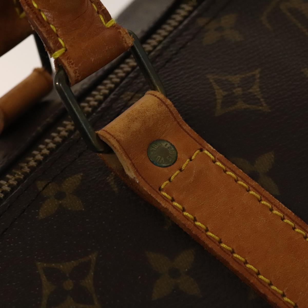 LOUIS VUITTON Monogram Keepall Bandouliere 60 Boston Bag M41412 LV Auth 140175