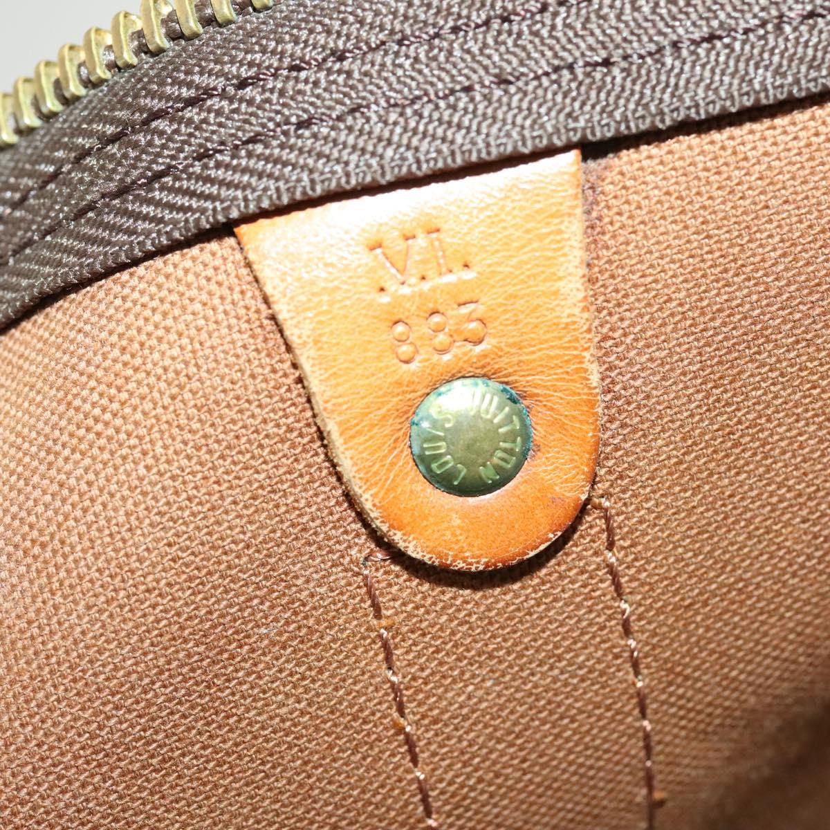 LOUIS VUITTON Monogram Keepall Bandouliere 60 Boston Bag M41412 LV Auth 140175