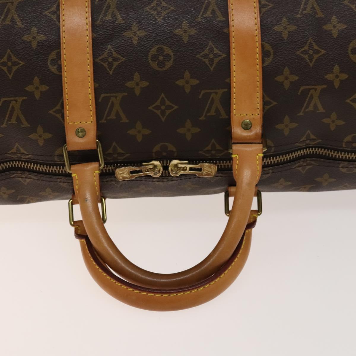 LOUIS VUITTON Monogram Keepall 50 Boston Bag M41426 LV Auth 140177