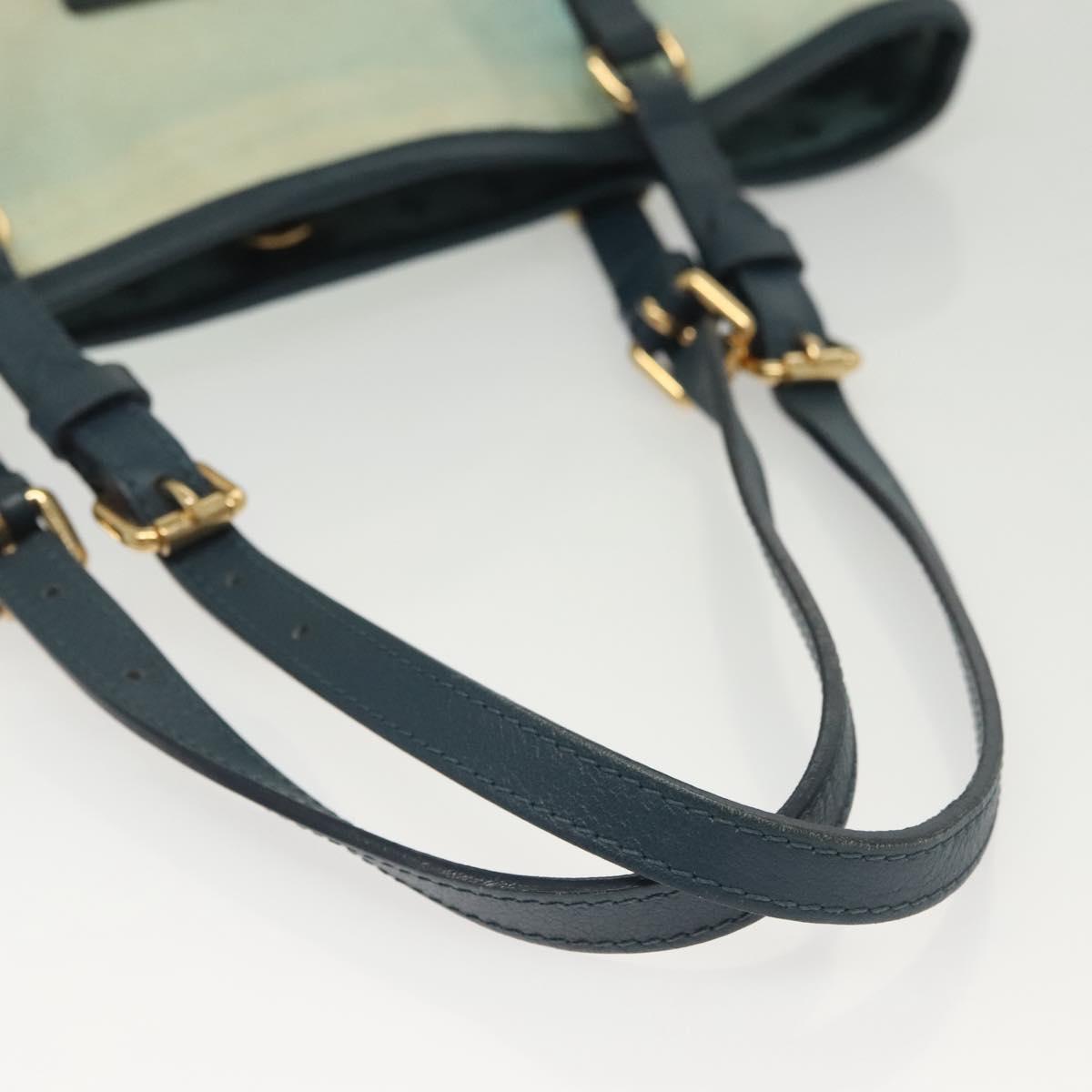 LOUIS VUITTON Eyeall Escal Cabas PM Tote Bag Blue M93769 LV Auth 140179