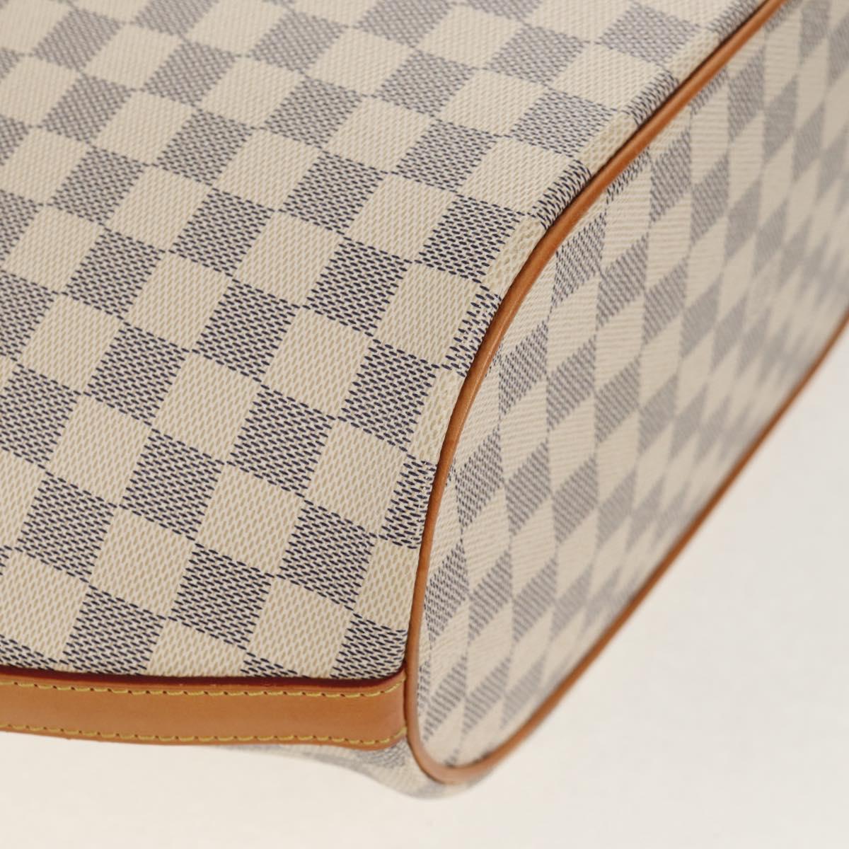 LOUIS VUITTON Damier Azur Pombronn PM Shoulder Bag N48057 LV Auth 140201V