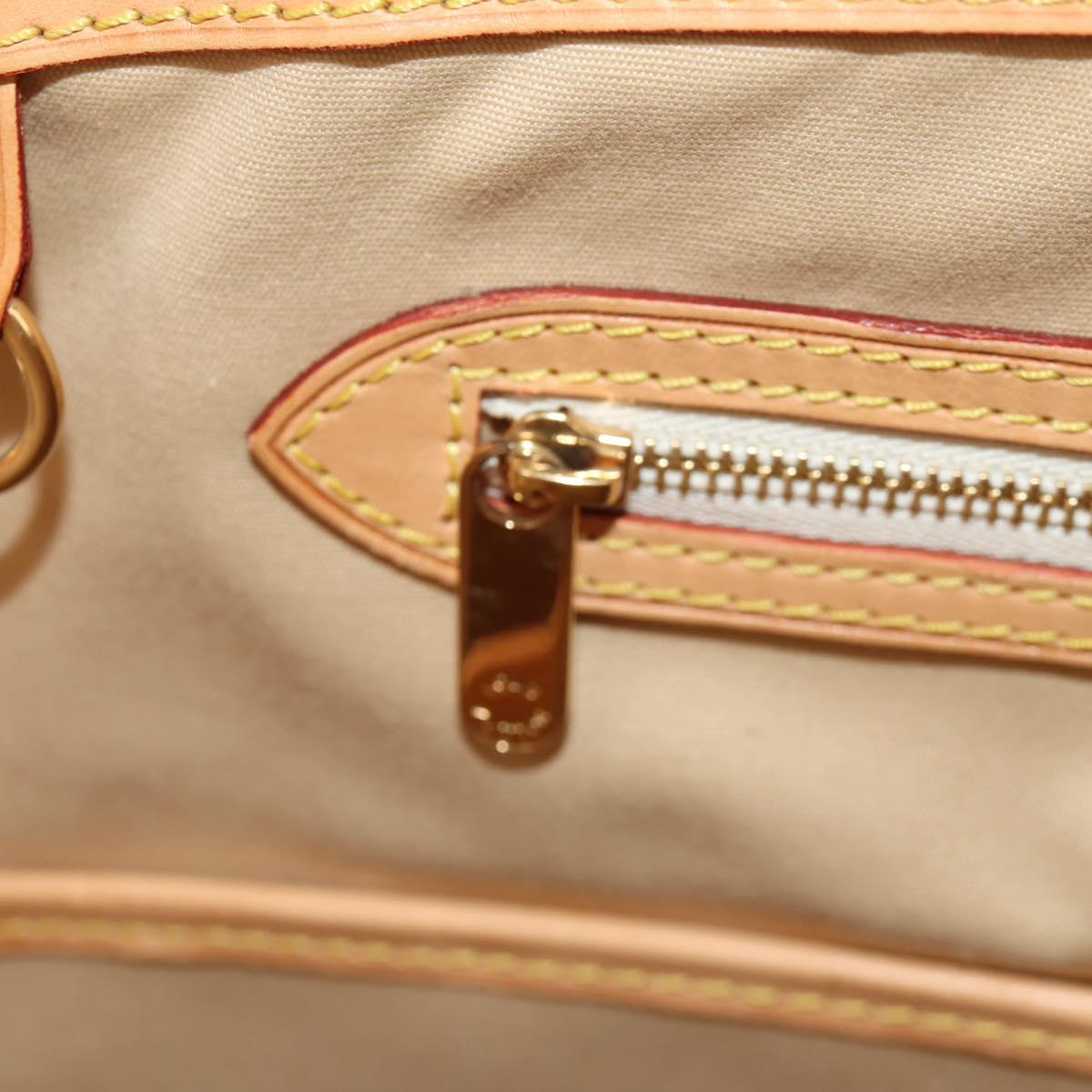 LOUIS VUITTON Damier Azur Pombronn PM Shoulder Bag N48057 LV Auth 140201V