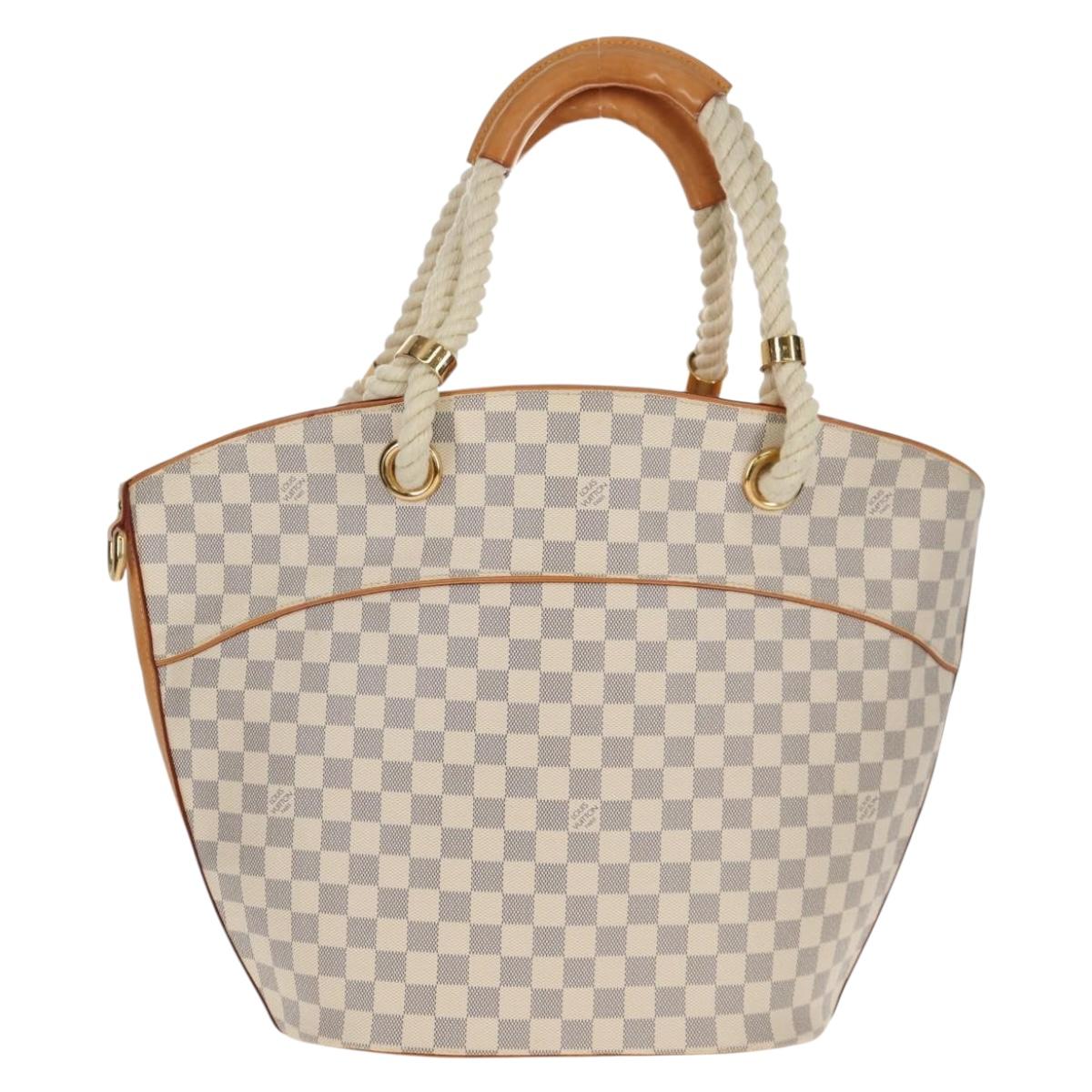 LOUIS VUITTON Damier Azur Pombronn PM Shoulder Bag N48057 LV Auth 140201V