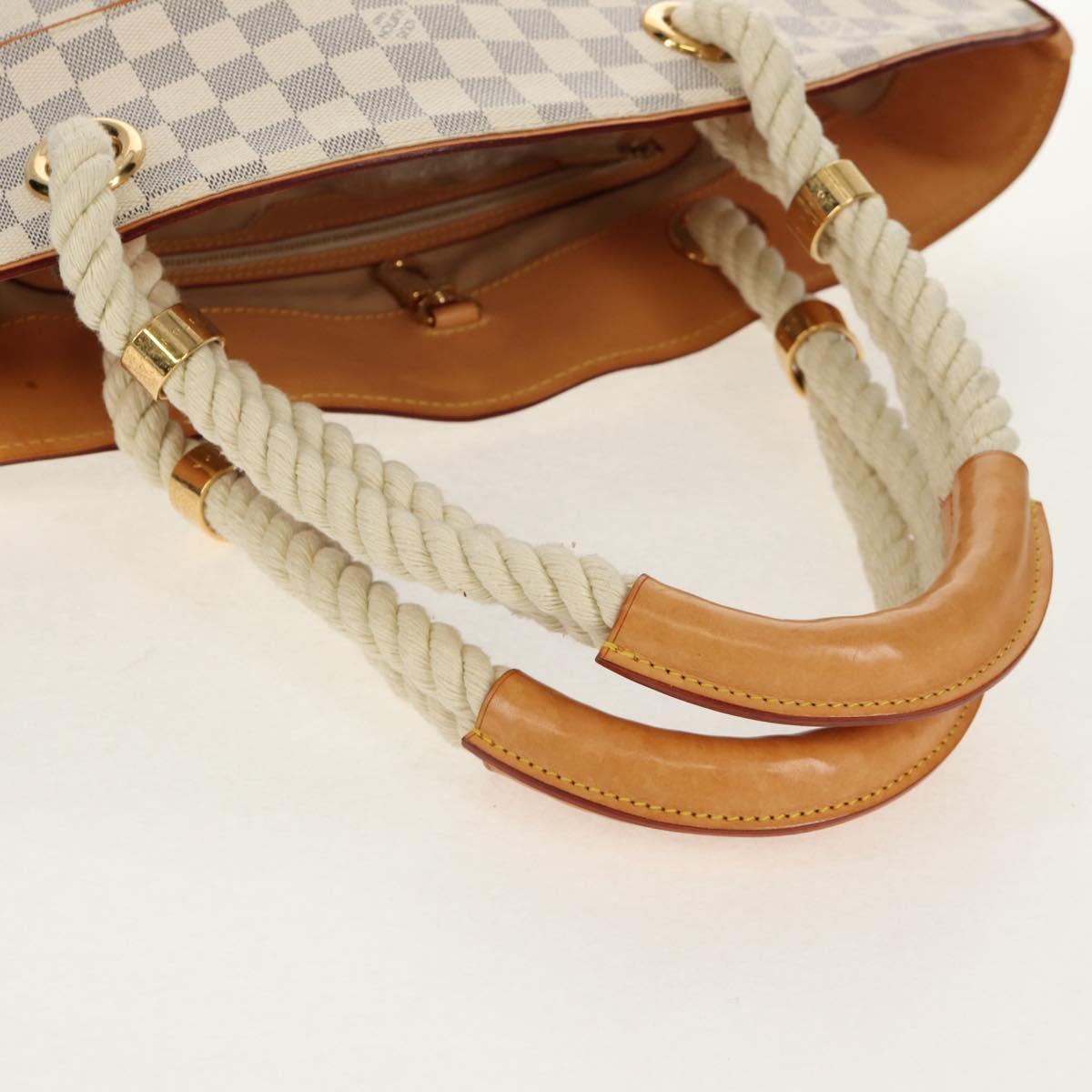 LOUIS VUITTON Damier Azur Pombronn PM Shoulder Bag N48057 LV Auth 140201V