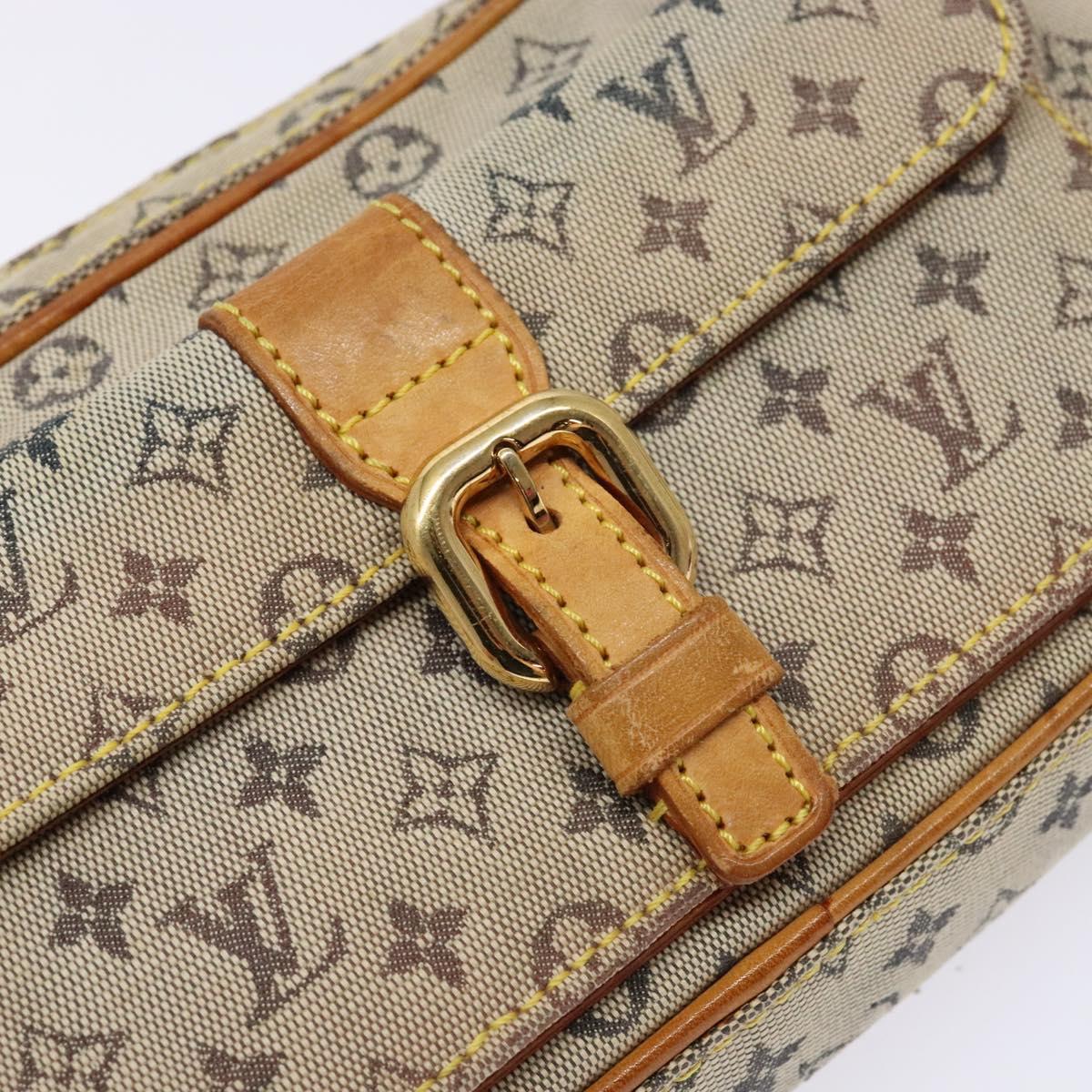 LOUIS VUITTON Monogram Mini Juliet MM Shoulder Bag Blue M92004 LV Auth 140203
