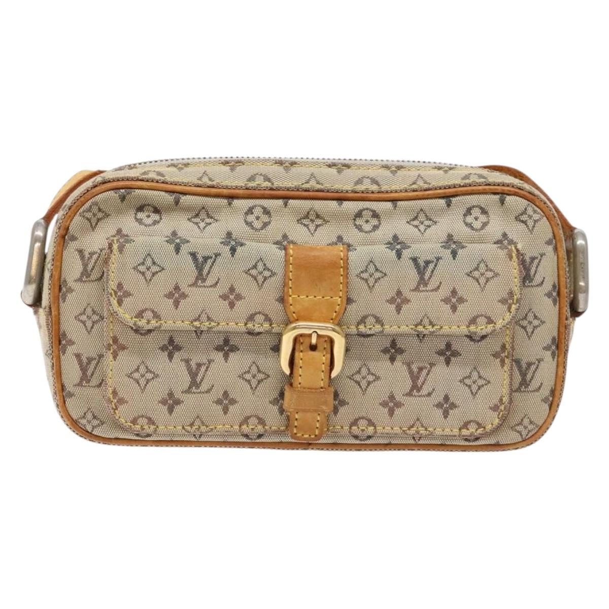 LOUIS VUITTON Monogram Mini Juliet MM Shoulder Bag Blue M92004 LV Auth 140203