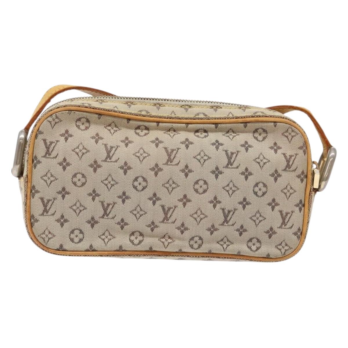 LOUIS VUITTON Monogram Mini Juliet MM Shoulder Bag Blue M92004 LV Auth 140203