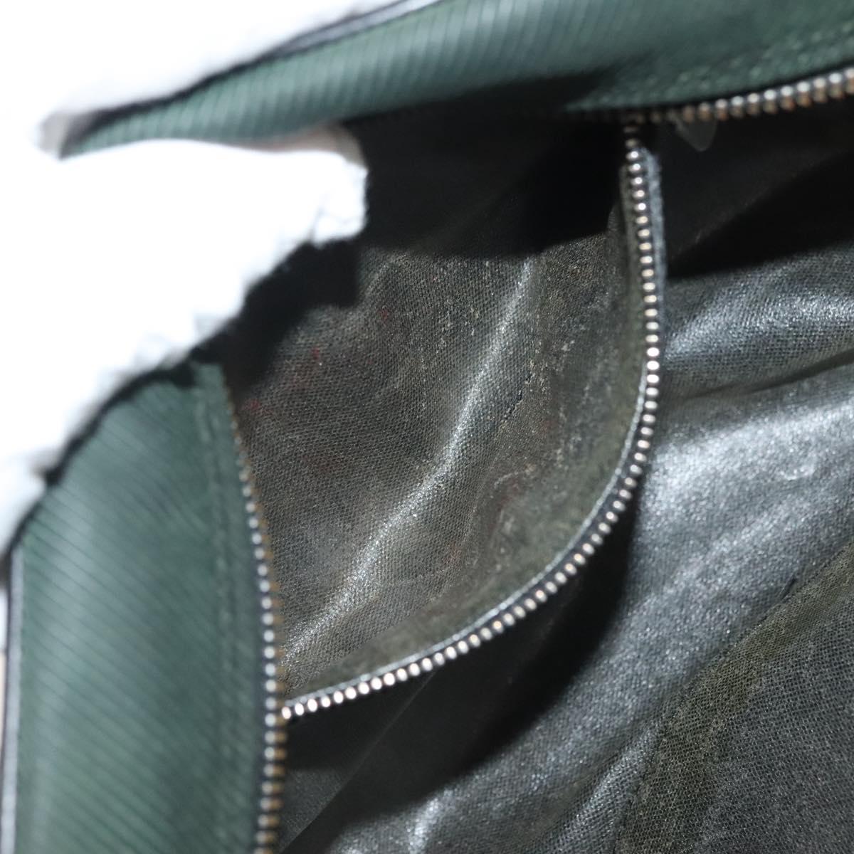 LOUIS VUITTON Taiga Leather Parana Clutch Bag Ardoise M30752 LV Auth 140204
